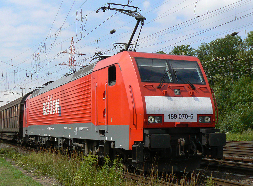 189 070-6 bei der Einfahrt in Gremberg am 03.08.2010