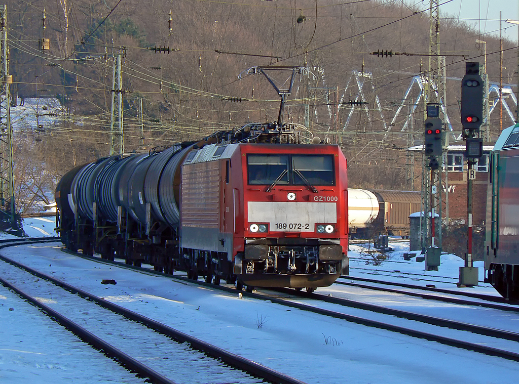 189 072-2  GZ1000  in K�ln West am 30.12.2010