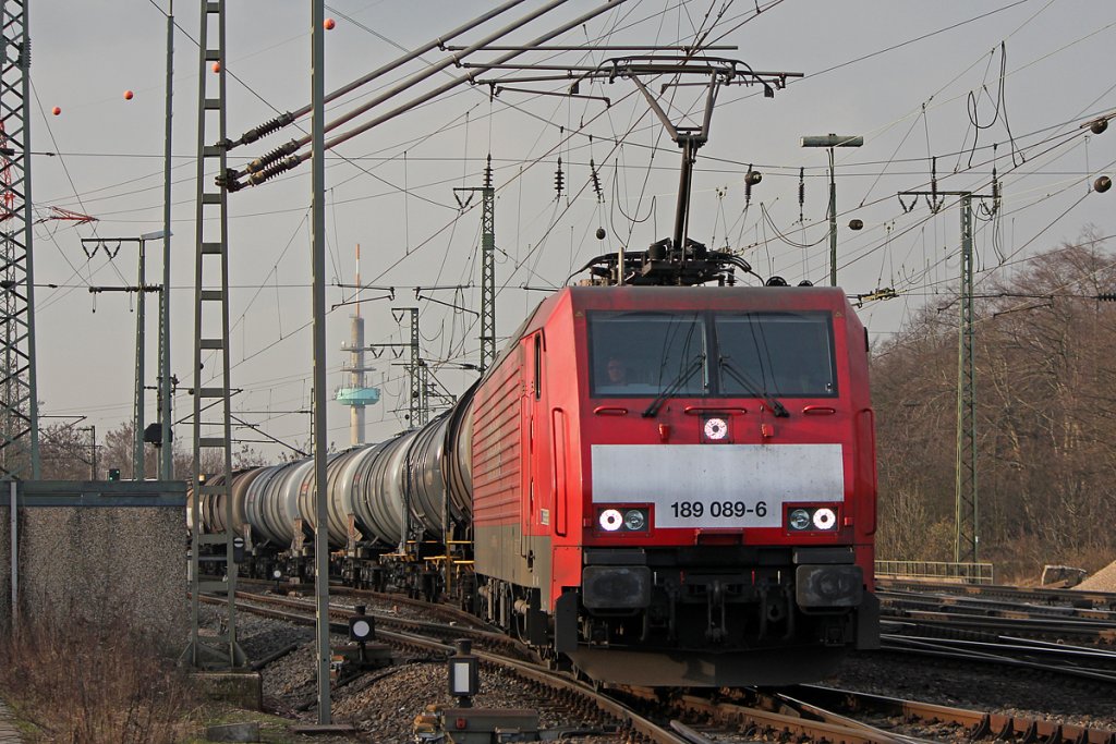 189 089-6 in Gremberg am 26.01.2011