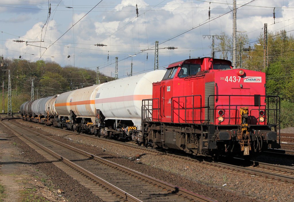 203 443-7 der Chemion in K�ln West am 11.04.2012