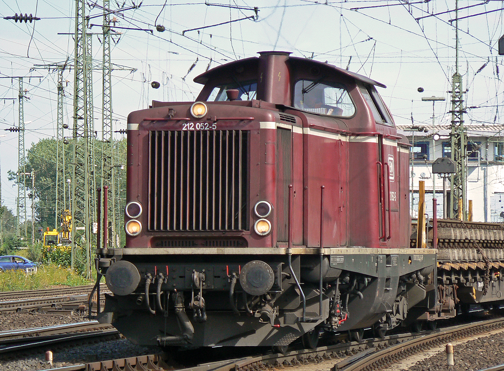 212 052-5 der EfW in Gremberg am 07.08.2010