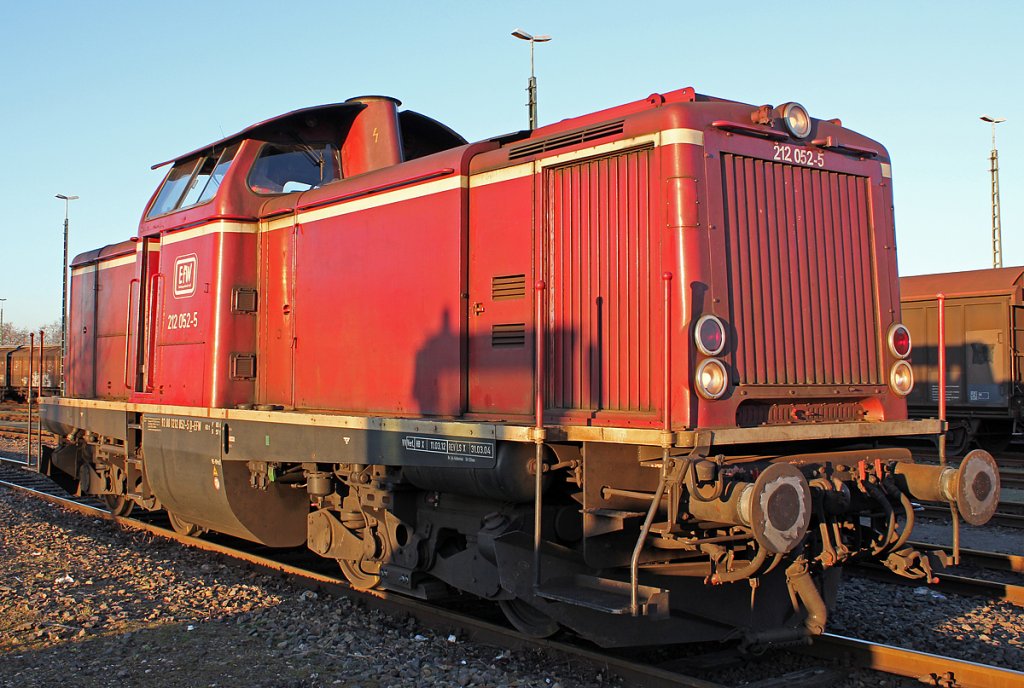 212 052-5 der EfW in K�ln Kalk am 19.03.2011