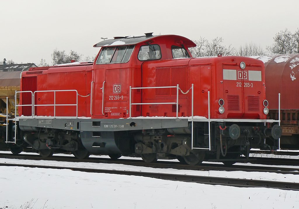 212 265-3, abgestellt in K�ln Kalk am 01.02.2010 (�ffentl. zug�nglich)
