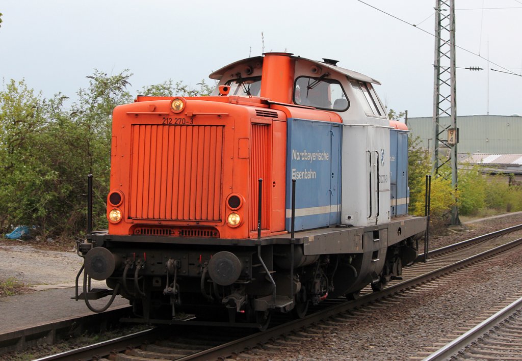 212 270-3 der NBE Lz in H�rth Kalscheueren, Gru� an den Tf