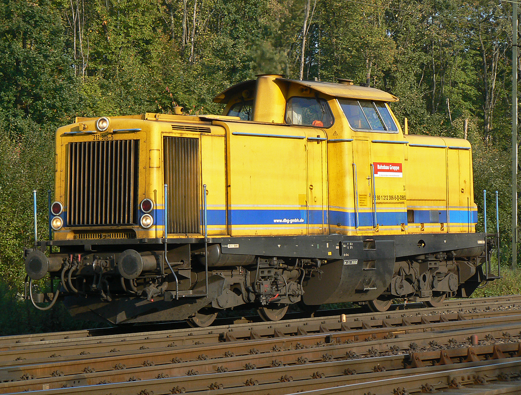 212 306-5 der DBG in Gremberg am 13.10.2010