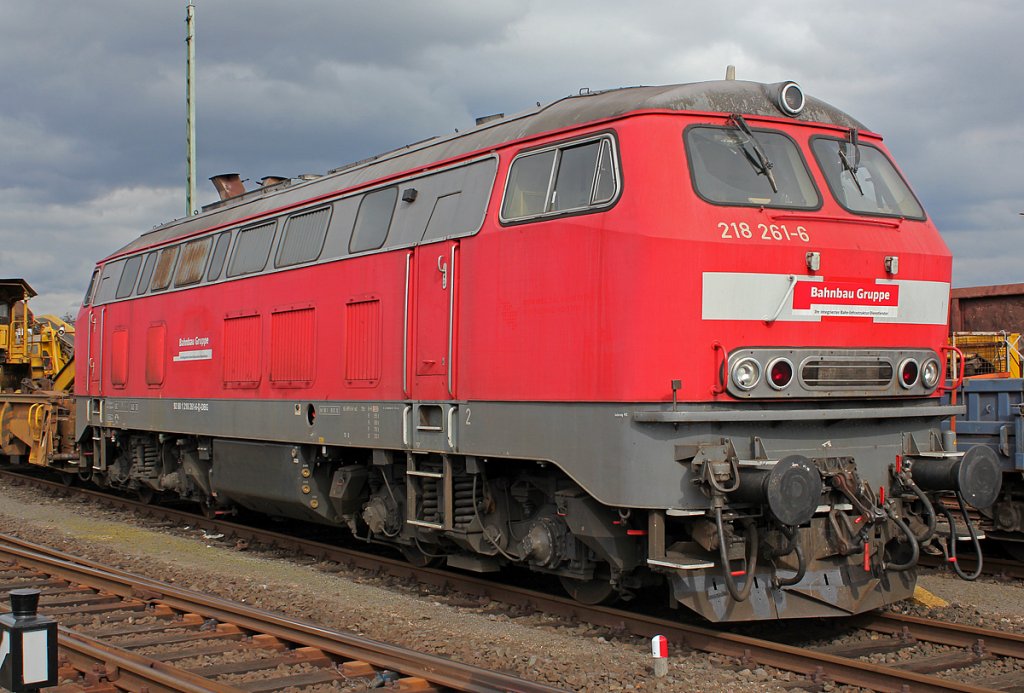 218 261-6 der DBG in K�ln Kalk am 13.03.2011