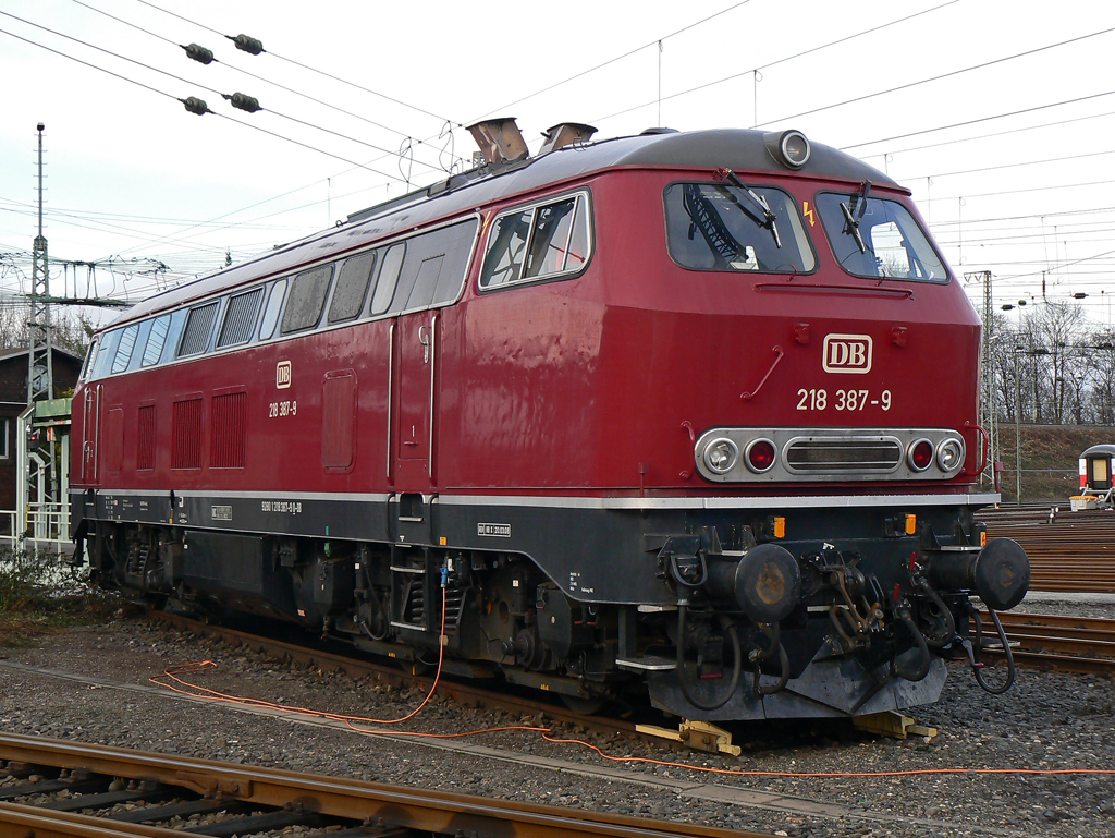 218 387-9 in K�ln Nippes am 09.01.2011