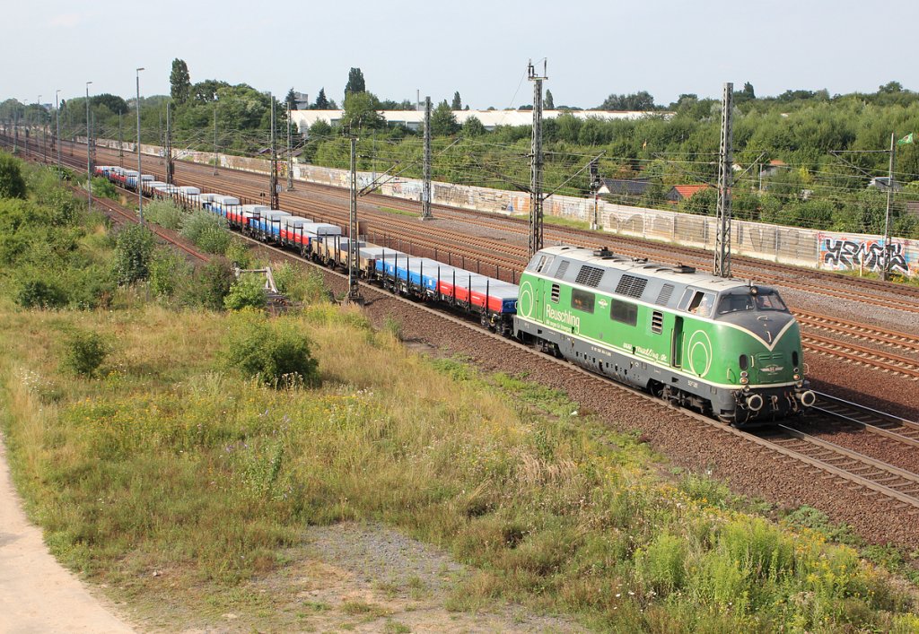 220 053 der BEG bei Porz(Rhein) am 05.08.2013