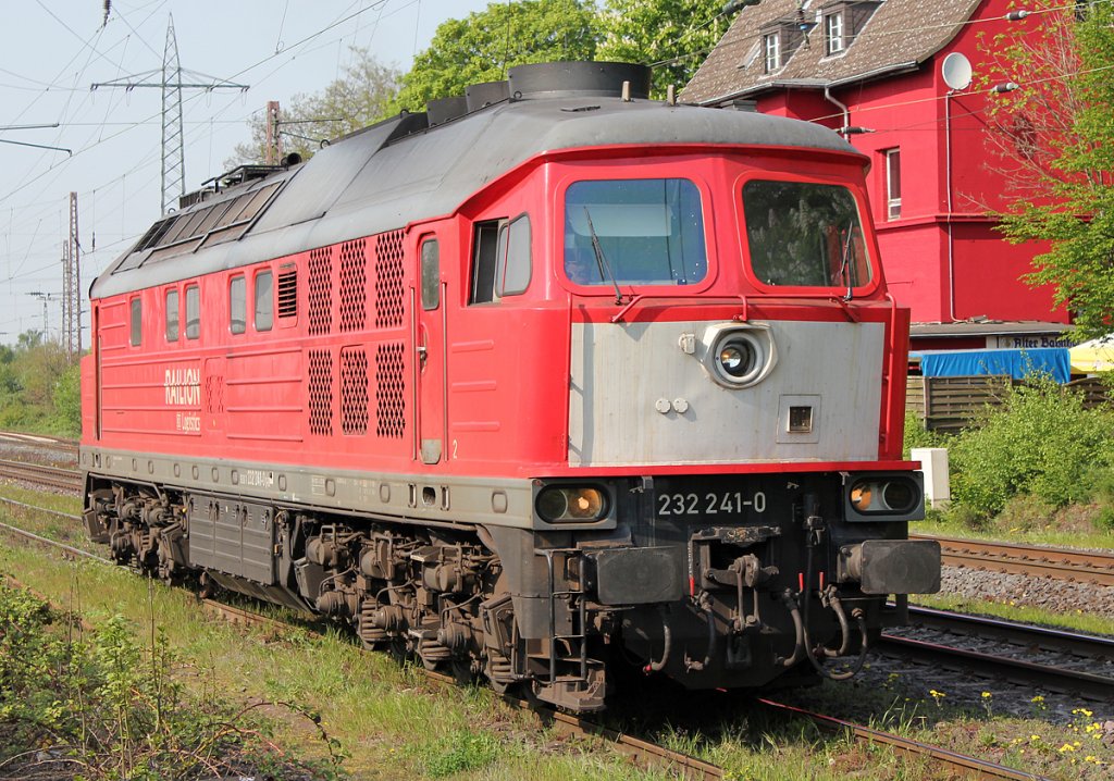 232 241-0 beim kopf machen Ratingen Lintorf am 20.04.2011