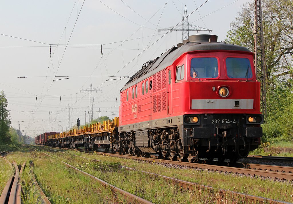 232 654-4 mit gem. Gz Ratingen Lintorf am 20.04.2011