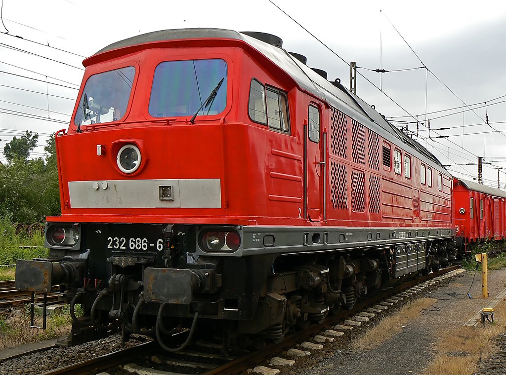 232 686-6 in Oberhausen im Sommer 2009