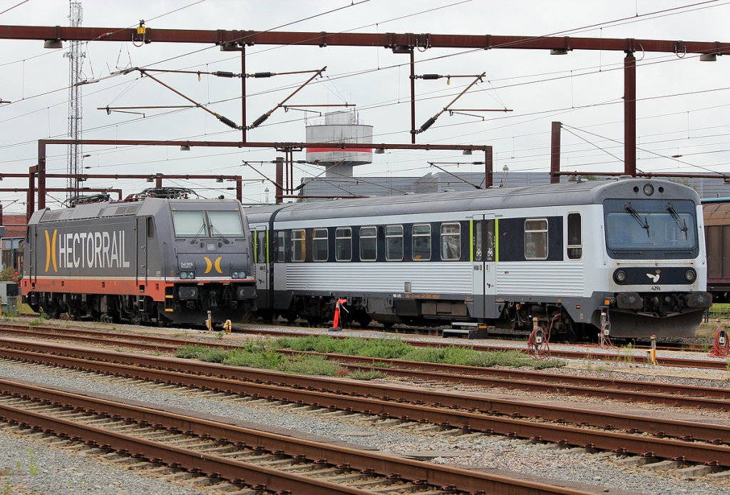 241.009 und ein MRD in Padborg am 05.08.2011