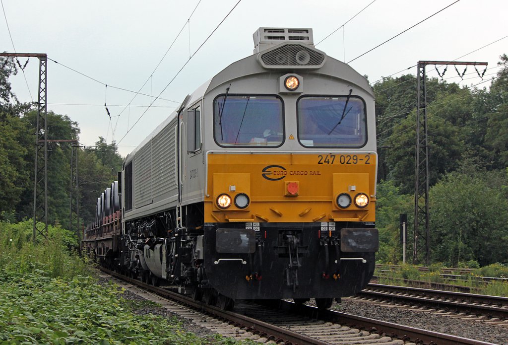 247 029-2 in Duisburg Neudorf am 25.07.2011