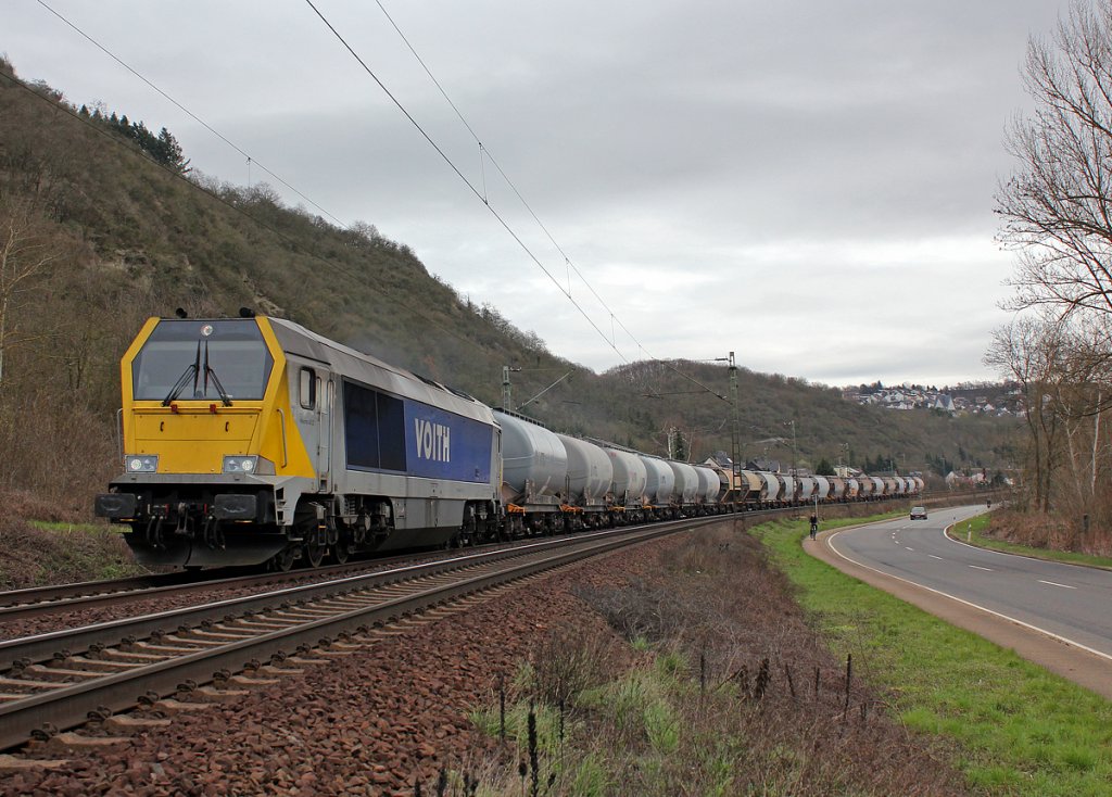 264 001-9 bei Erpel am 14.04.2013