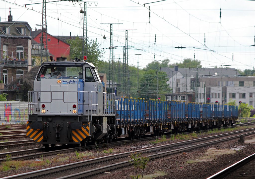 275 637-7 / V156 der RTB in K�ln West am 11.05.2013