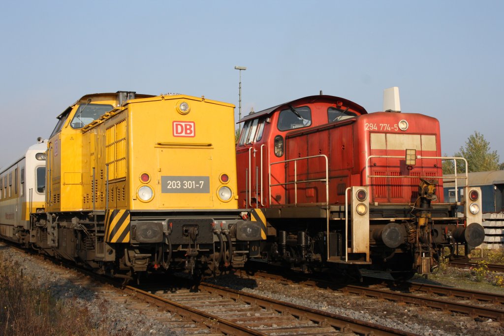 294 774 neben 203 301 in Hannover Hainholz am 18.10.2010