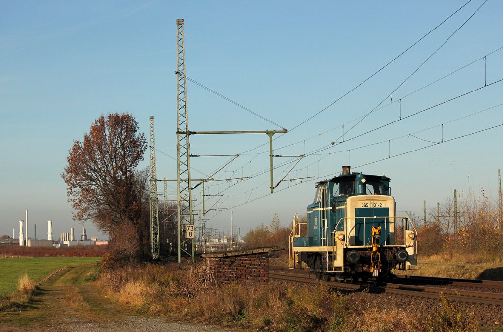 365 131-2 der RSE Lz in Porz Wahn am 28.11.2011