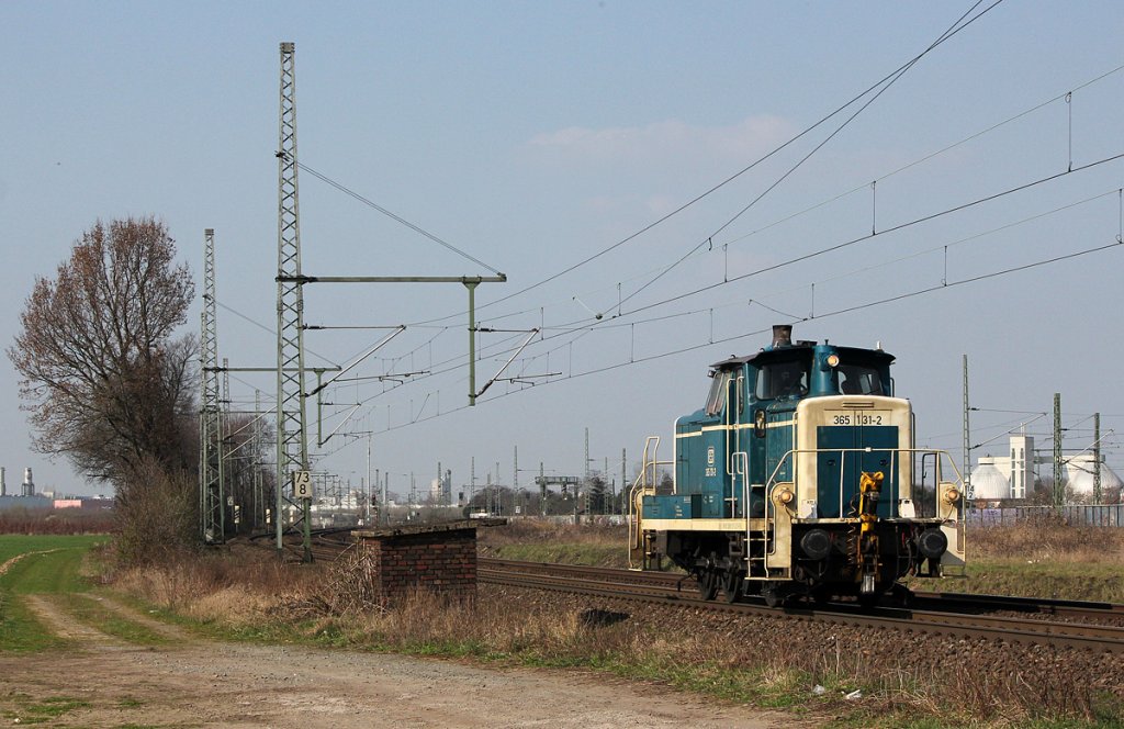 365 131-2 der RSE Lz in Porz Wahn am 23.03.2012