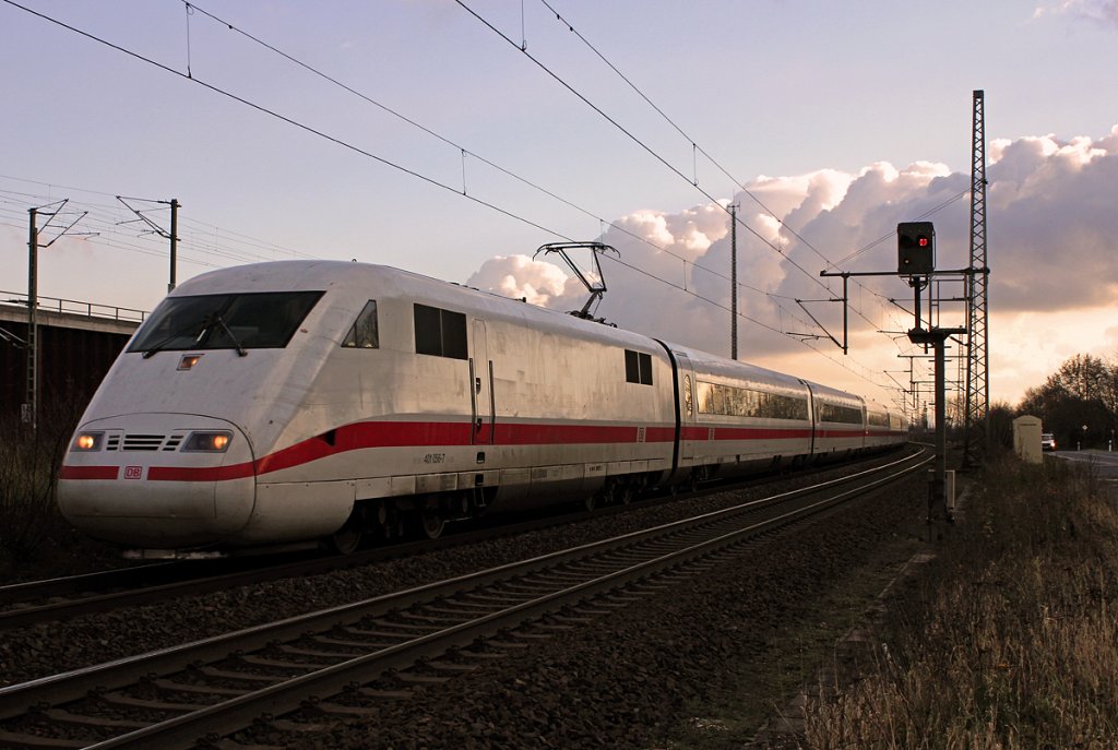 401 056-7 in Porz Wahn am 06.12.2012 