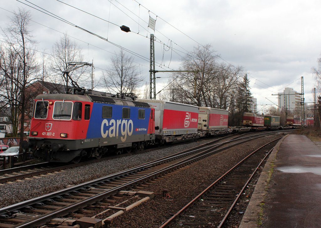 421 387-2 in Bonn Beuel am 11.04.2013