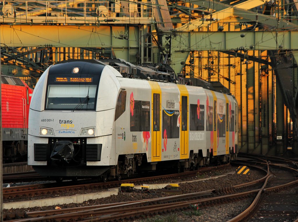 460 001-1 der MRB in K�ln Hbf am 20.11.2011