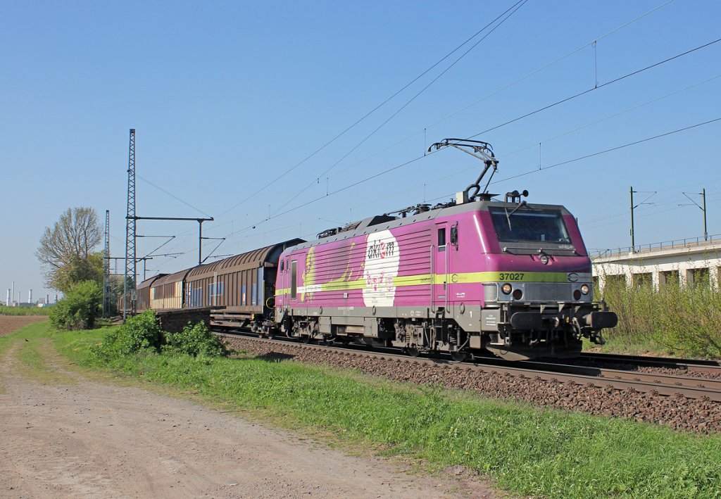 Akiem´s 37027 in Porz Wahn am 04.05.2013