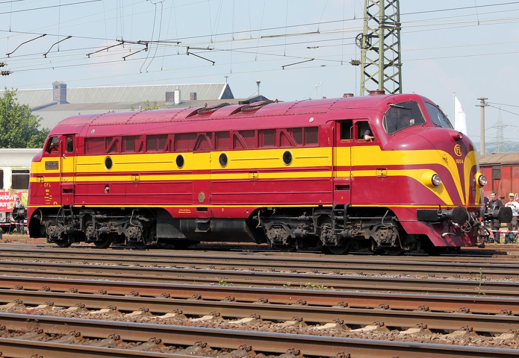 CFL 1604 bei der Lokparade im DB Museum Koblenz am 21.05.2011