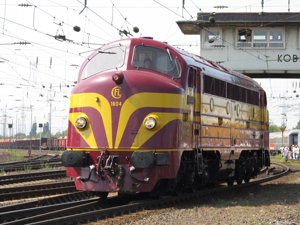 CFL  Kartoffelk�fer  1604 am 21.5.2011 bei der Lokparade im DB Museum Koblenz.