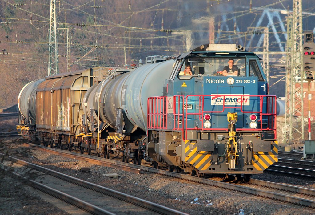 Chemion´s  Nicole  auf dem Weg von Dormagen nach Gremberg in K�ln West am 17.02.2011