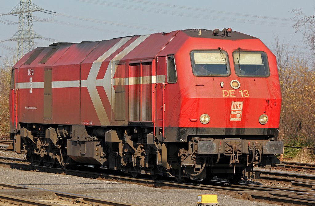 DE13 auf dem Weg rtg BW am 03.03.2011
