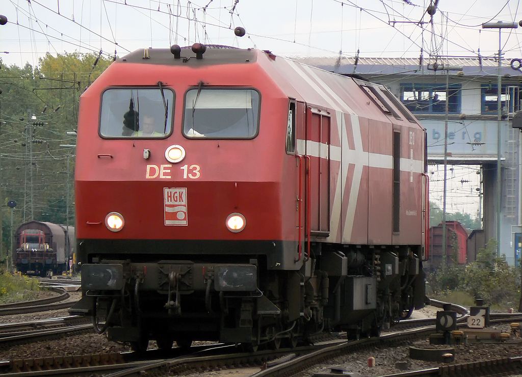 DE13 der HGK in Gremberg am 05.10.2010