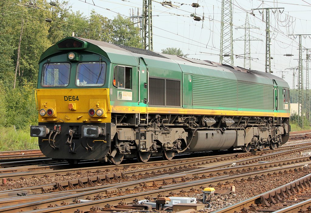 DE64 der HGK/Ascendos in Gremberg am 23.08.2011