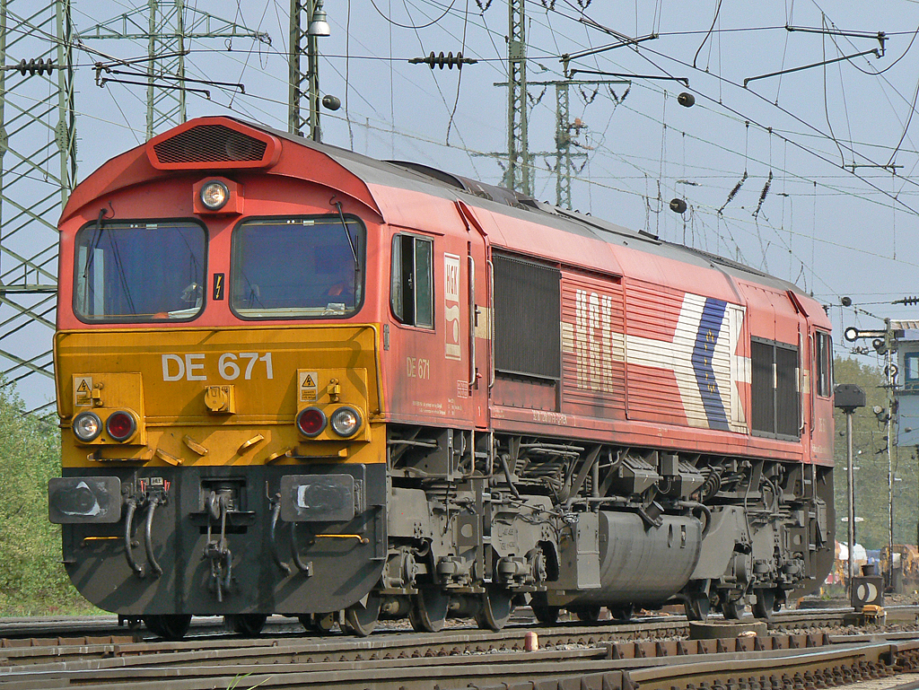 DE671 der HGK in Gremberg am 27.04.2010