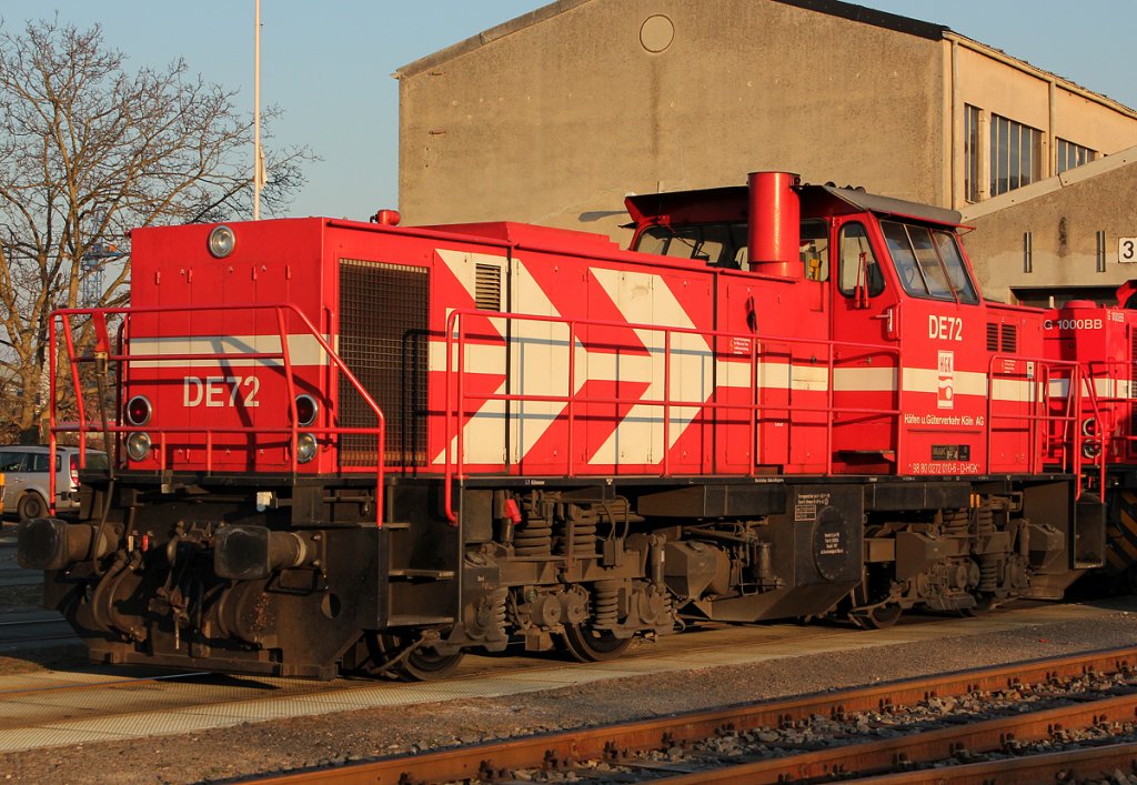 DE72 der HGK im Portrait in Br�hl Vochem am 11.02.2012