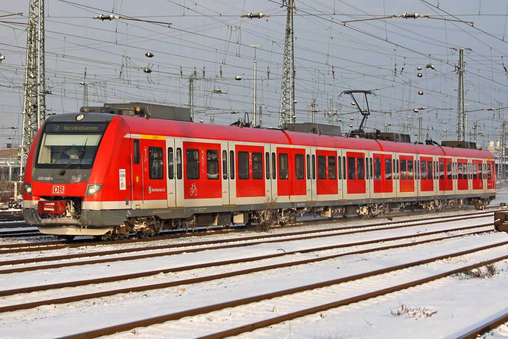 Der 422 506-6 in Dormund am 04,01,10