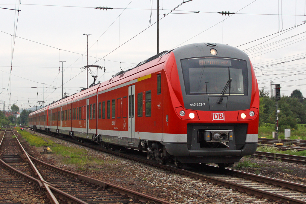 Der 440 543-7 in Landshut am 05,08,10