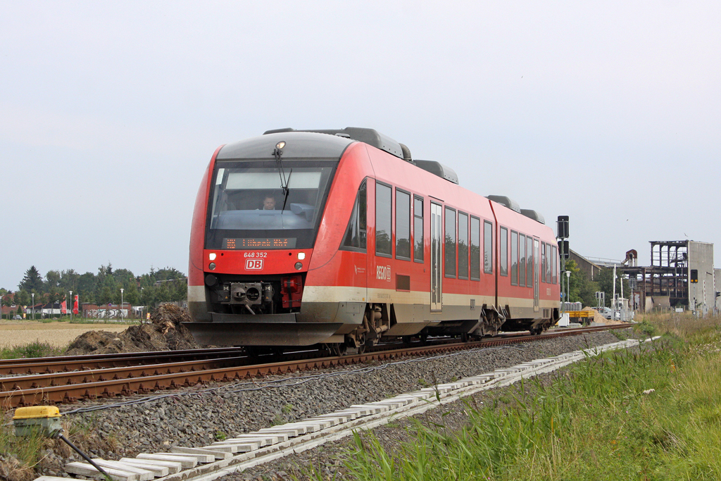 Der 648 352 in Fehmarn-Burg am 04,08,11