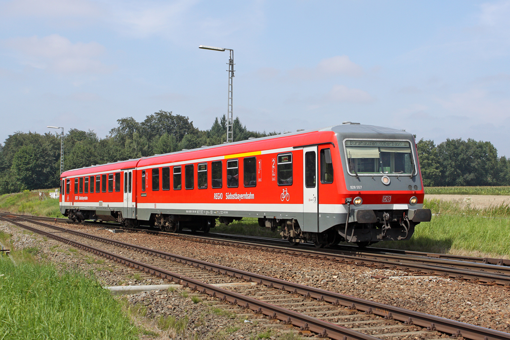 Der 928 557 in T�ssling am 01,08,11