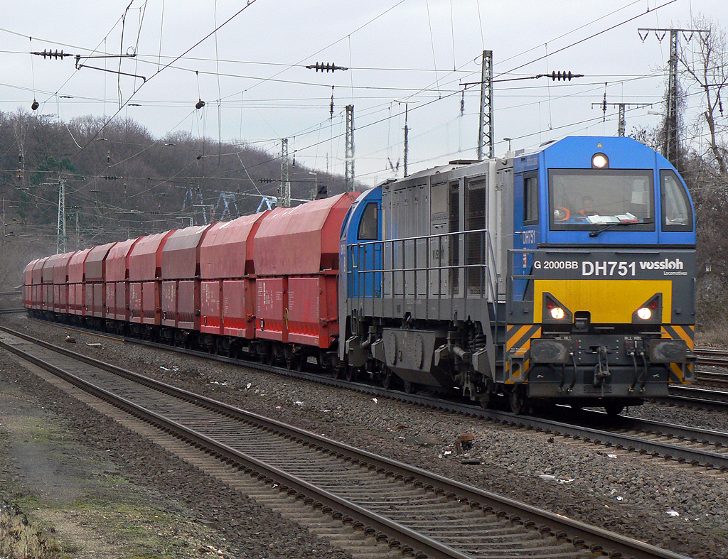 DH751 der HGK in K�ln West am 17.01.2011