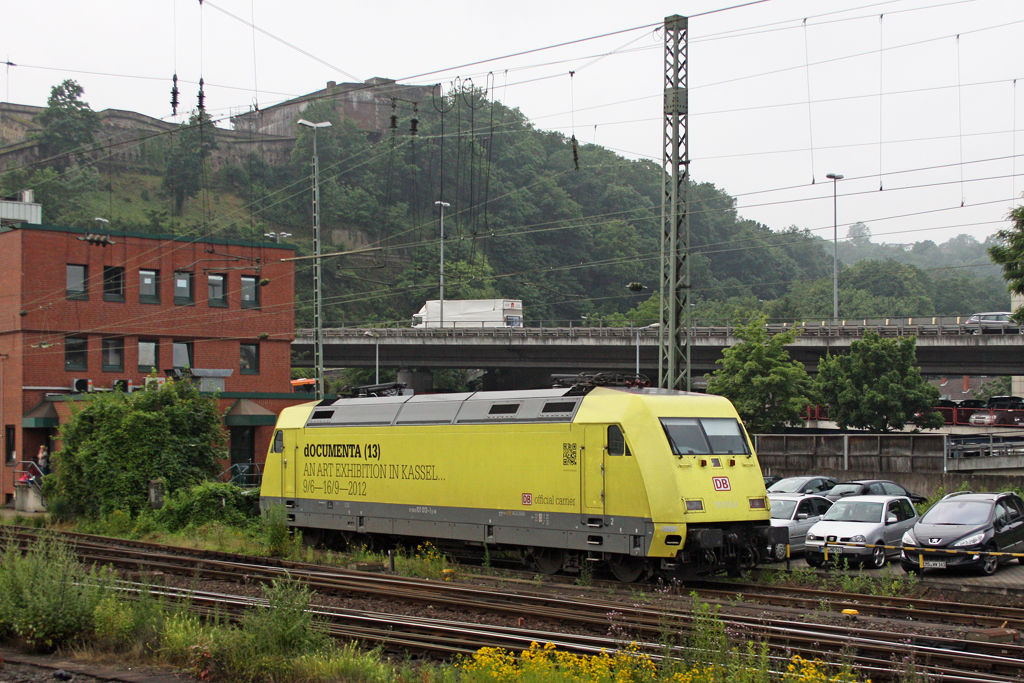 Die 101 013-1 abgestellt in Koblenz Hbf am 21,06,12