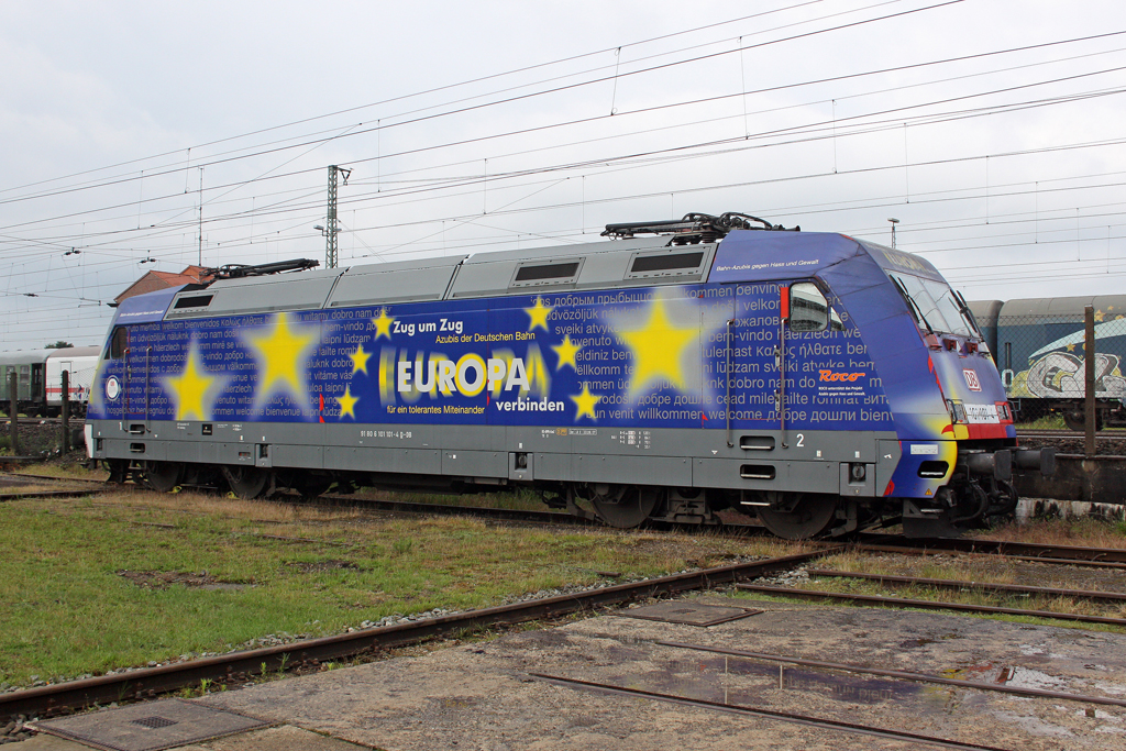 Die 101 101-4 Europa beim 150 Jahr AW Neum�nster Fest am 18,06,11