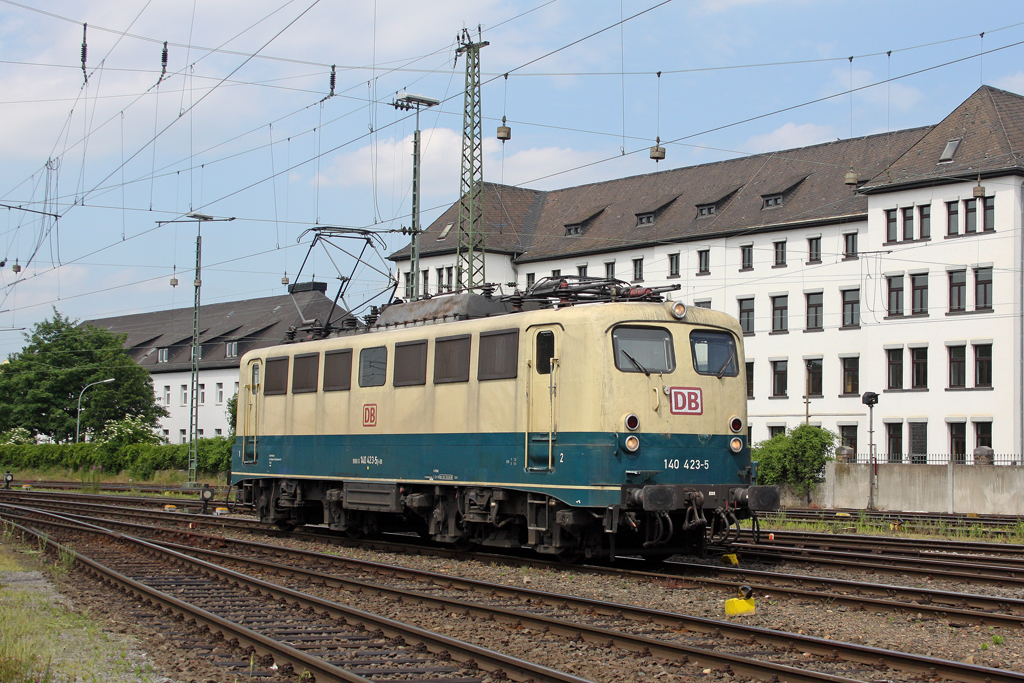 Die 140 423-5 bei der Lokparade vom DB Museum Koblenz L�tzel am 02,06,12