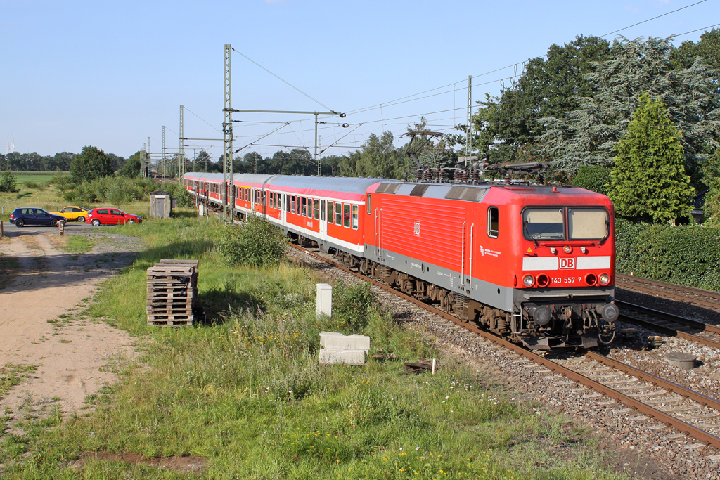 Die 143 557-7 in Wrist am 02,08,11 