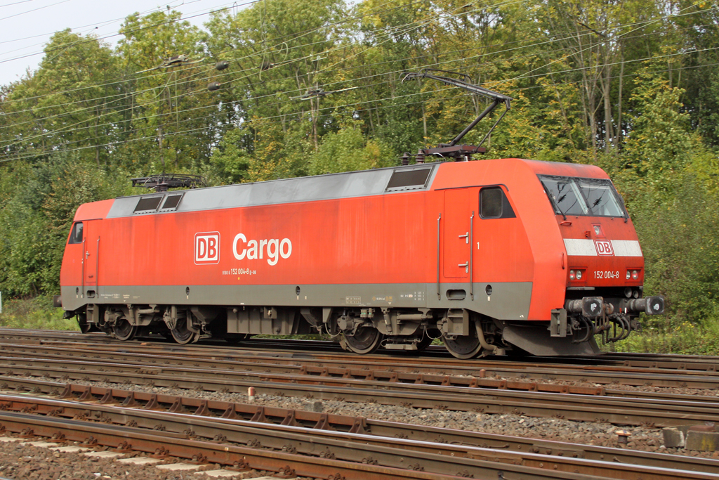 Die 152 004-8 in Gremberg am 04,10,10