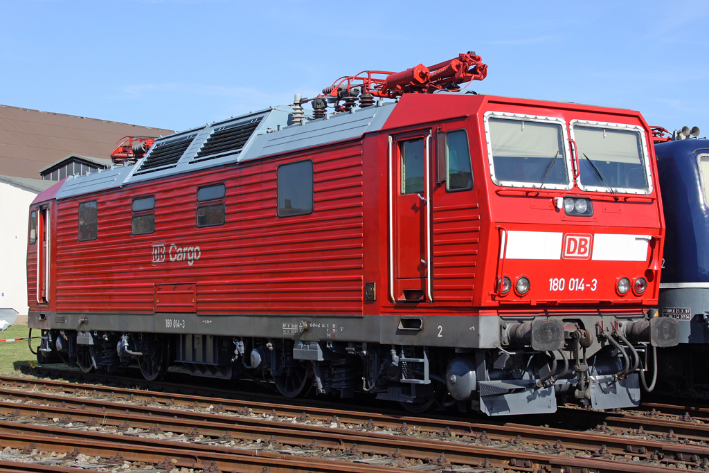 Die 180 014-3 im BW N�rnberg Gostenhof am 20,08,10