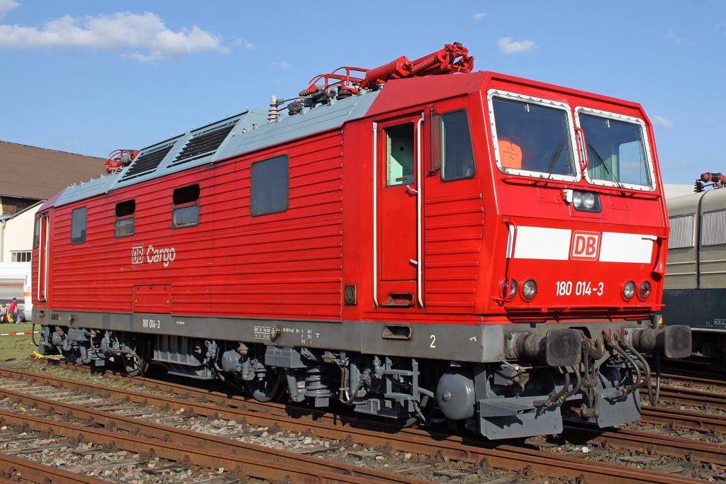 Die 180 014-3 im BW N�rnberg Gostenhof am 21,08,10