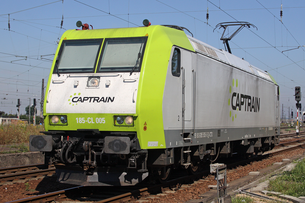 Die 185-CL 005 in Gro�korbetha am 18,08,11