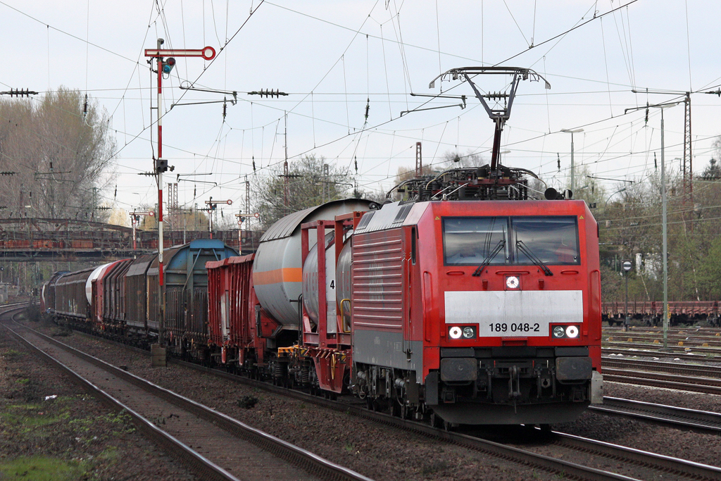 Die 189 048-2 in D�sseldorf Rath am 10,04,10