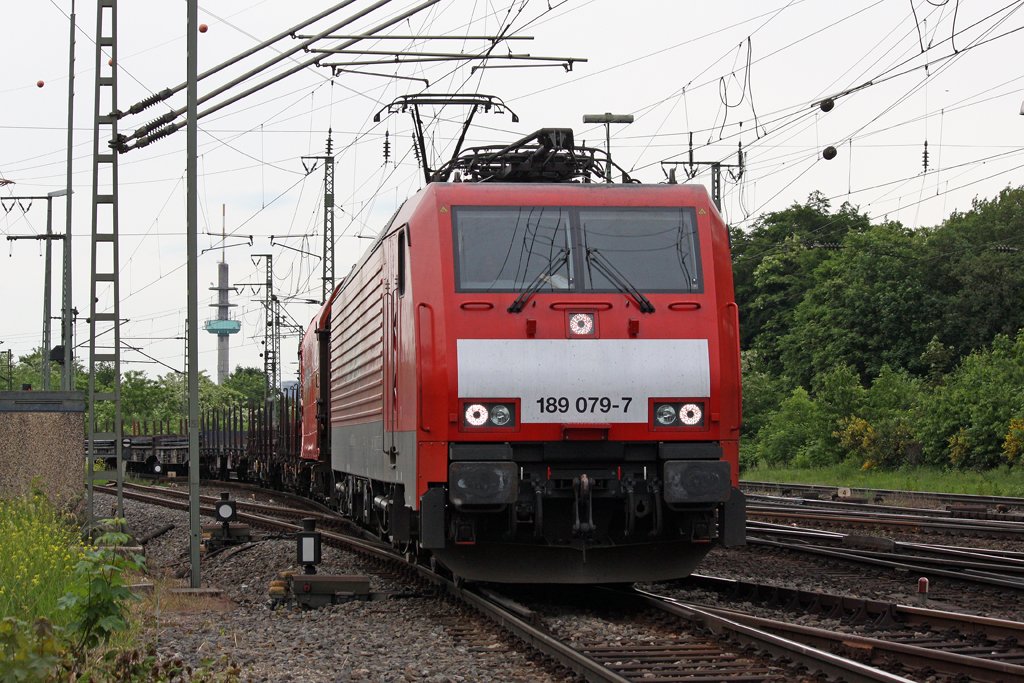 Die 189 079-7 in Gremberg am 29,05,10