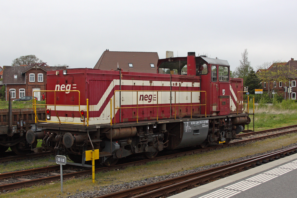 Die 209 101-5 ex. 211 233 in Nieb�ll am 14,05,12